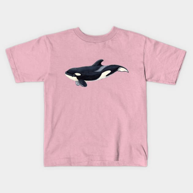 Baby orca Kids T-Shirt by chloeyzoard